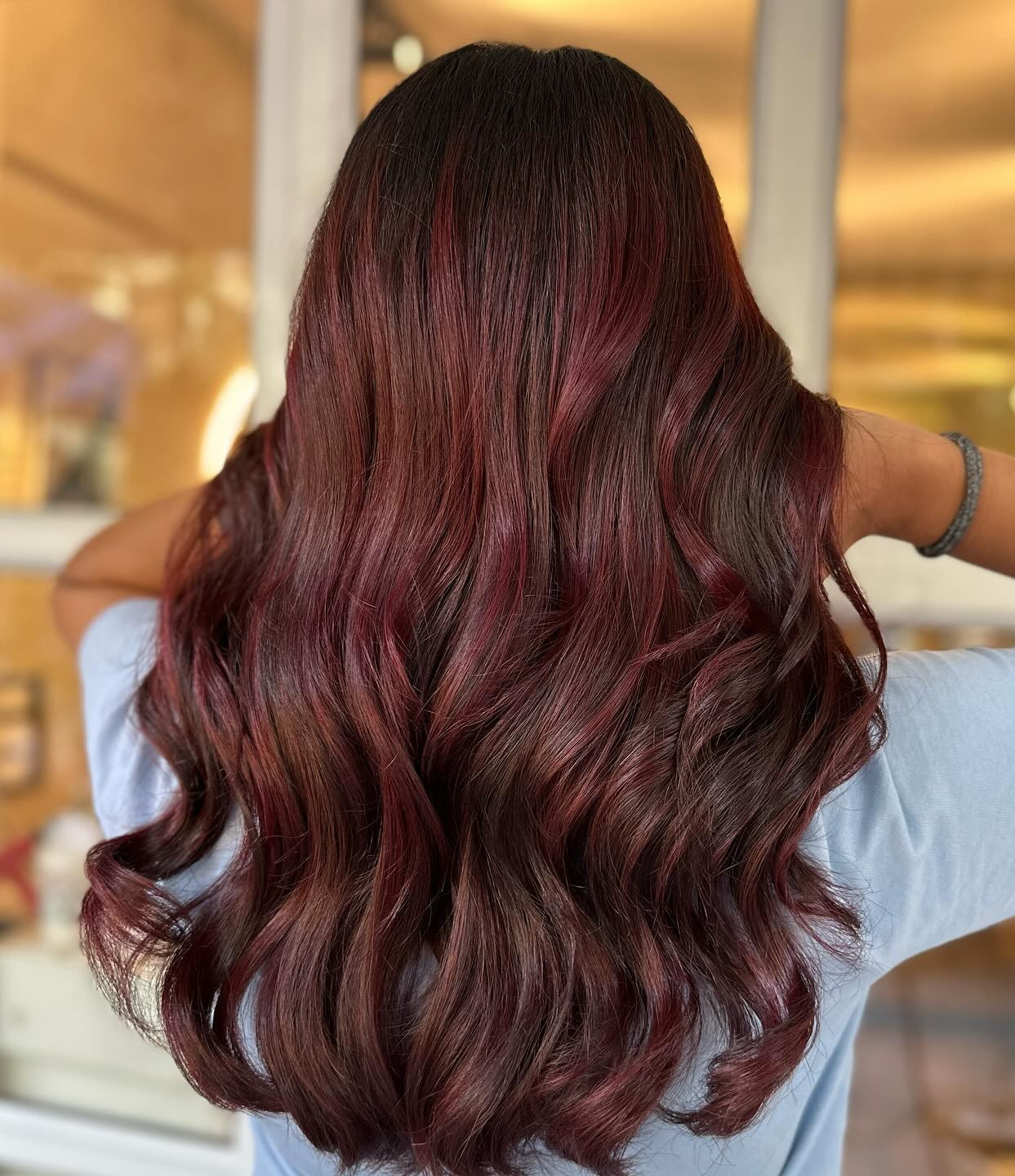 Dark Brown With Mahogany Highlights Visual Idea Dark Brown With Mahogany Highlights Visual Idea — Mahogany Hair 2027