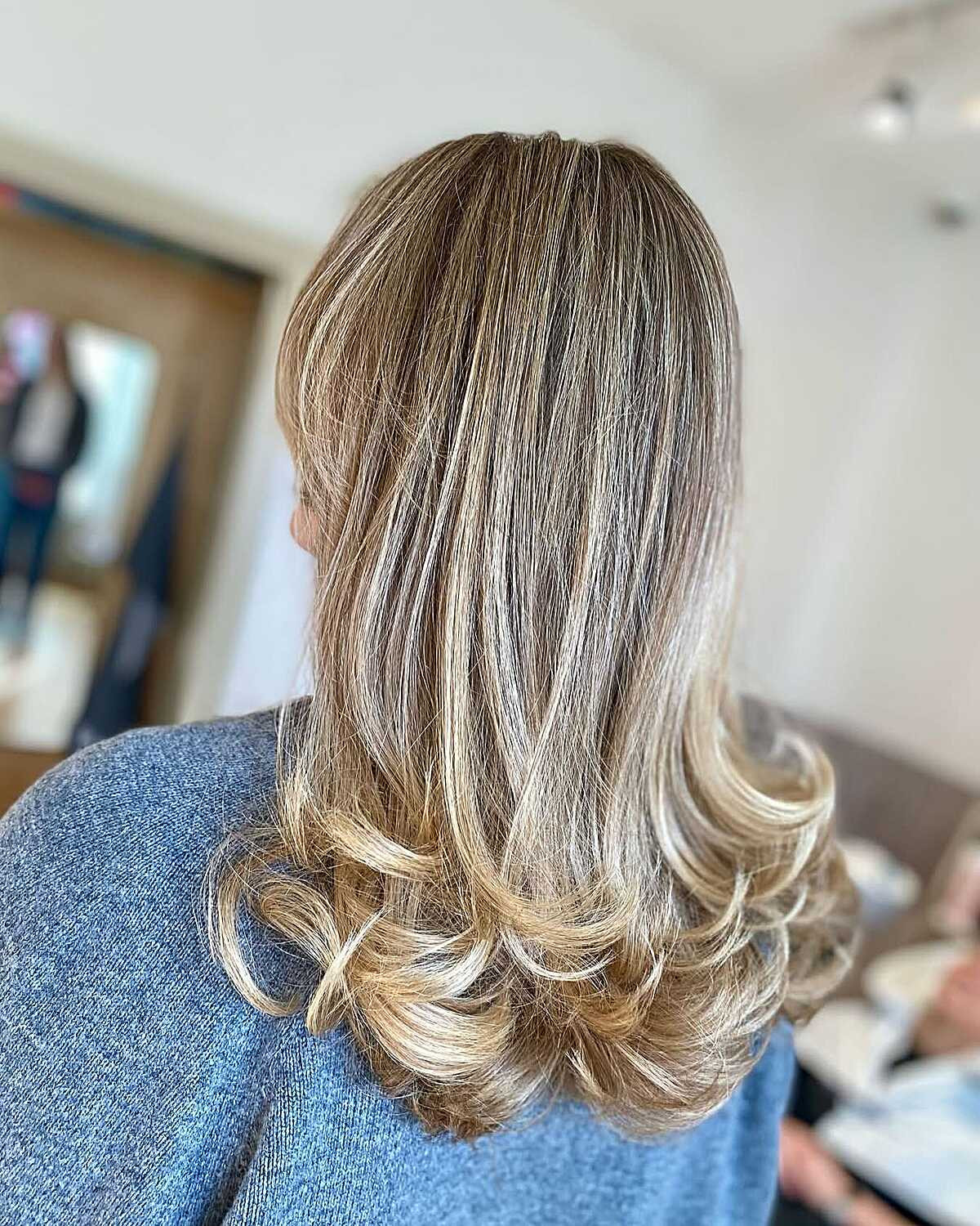 Curled Ends Visual Idea Curled Ends Visual Idea — Blonde Hair Trends 2027