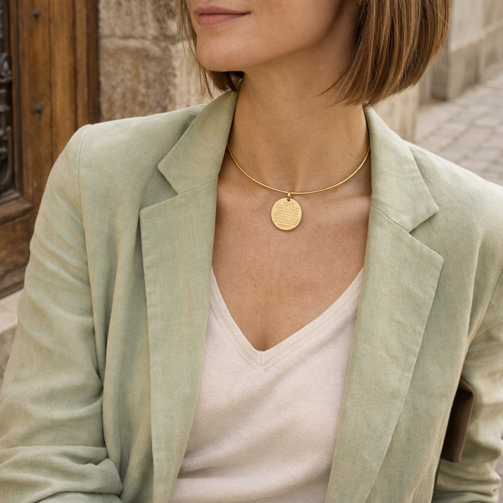 Collares con Medallón | Alma de Plata
