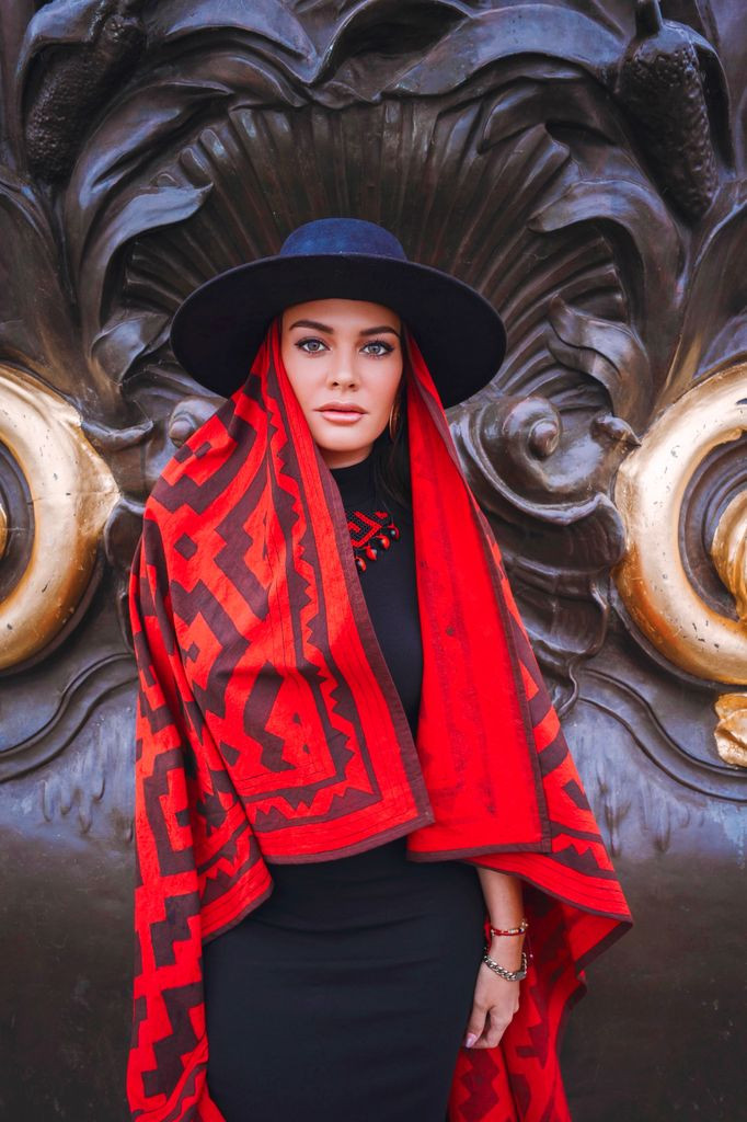Knit Woven Patterned Fabric Outfit Idea — Red Valentines Outfits 2027