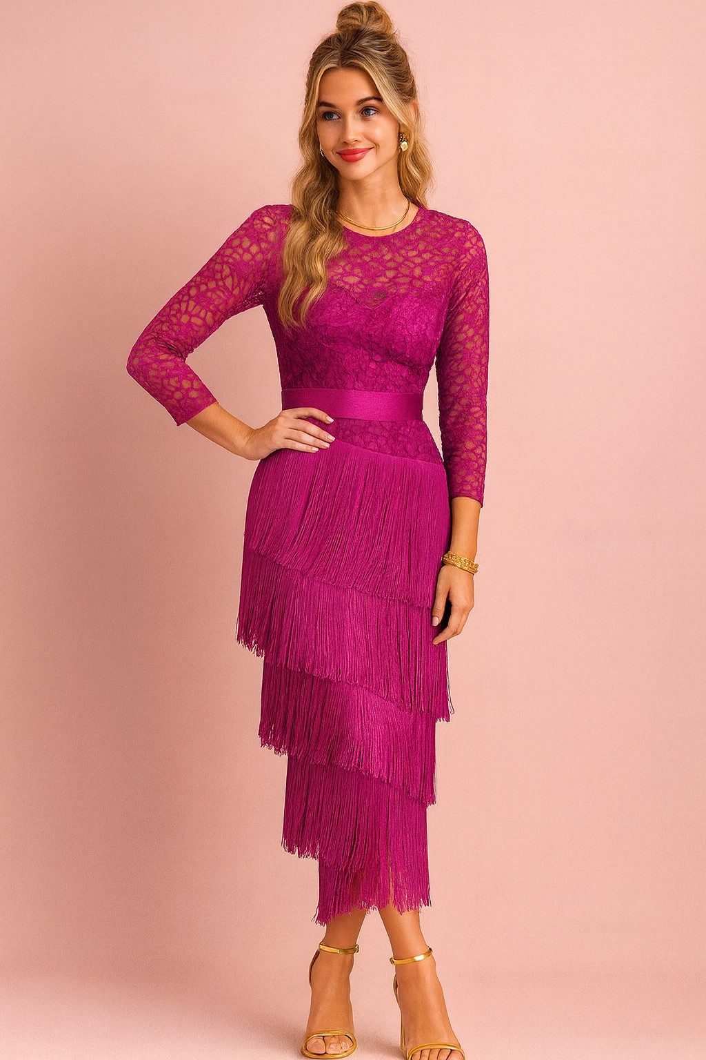 None Outfit Idea — Fringe Dress 2027