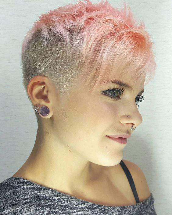 Vibrant Pink Spiky Undercut Crop Vibrant Pink Spiky Undercut Crop — Undercut Pixie 2027