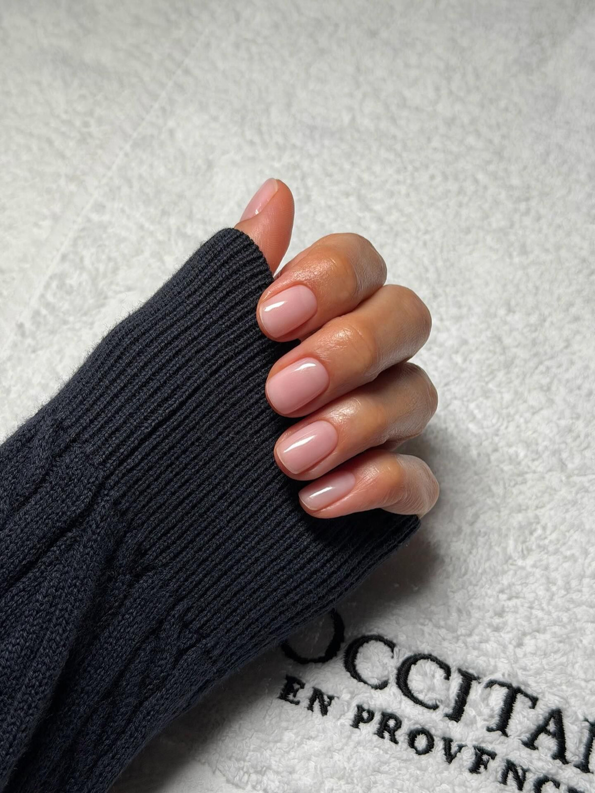 Glossy Milky Pink Oval Nails Glossy Milky Pink Oval Nails — Bridesmaid Nails Pink 2027