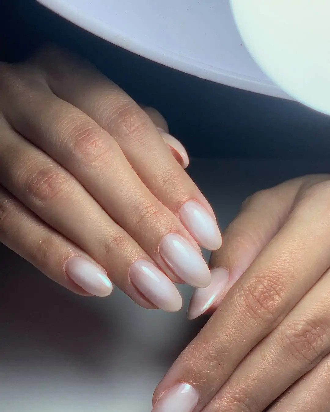 Shimmer Pearlescent Visual Idea Shimmer Pearlescent Visual Idea — Pastel Nails 2027 for Pale Skin