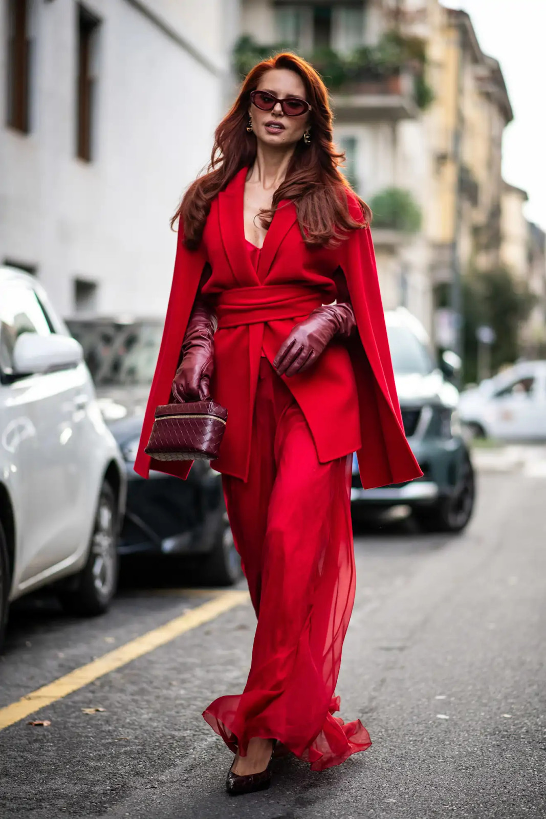 Heeled Shoes Outfit Idea Heeled Shoes Outfit Idea — Winter Red Outfits 2027