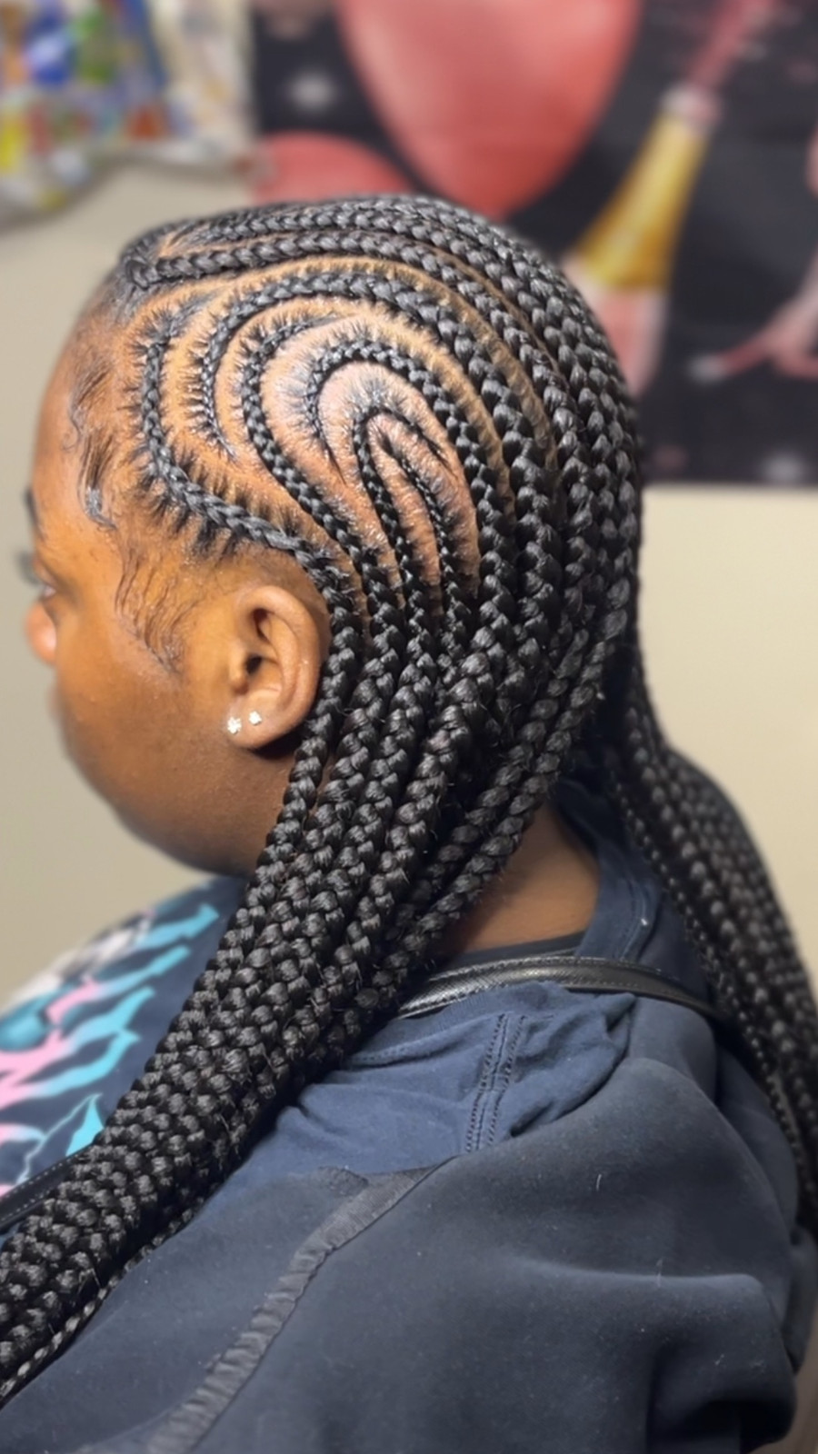 Swirl Pattern Cornrows Swirl Pattern Cornrows — Braided Hairstyles 2027