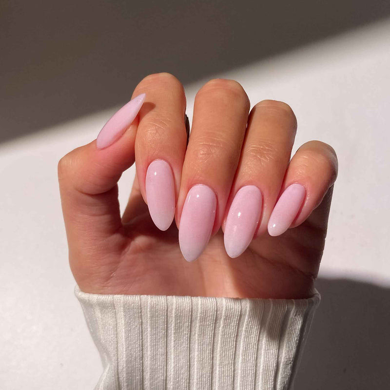 Milky Glossy Visual Idea — Baby Pink Nails 2027