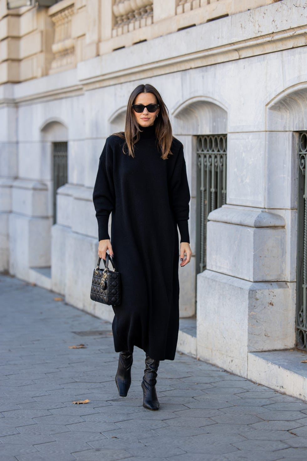Black Leather Ankle Boots Outfit Idea Black Leather Ankle Boots Outfit Idea — Warm Winter Outfits 2027