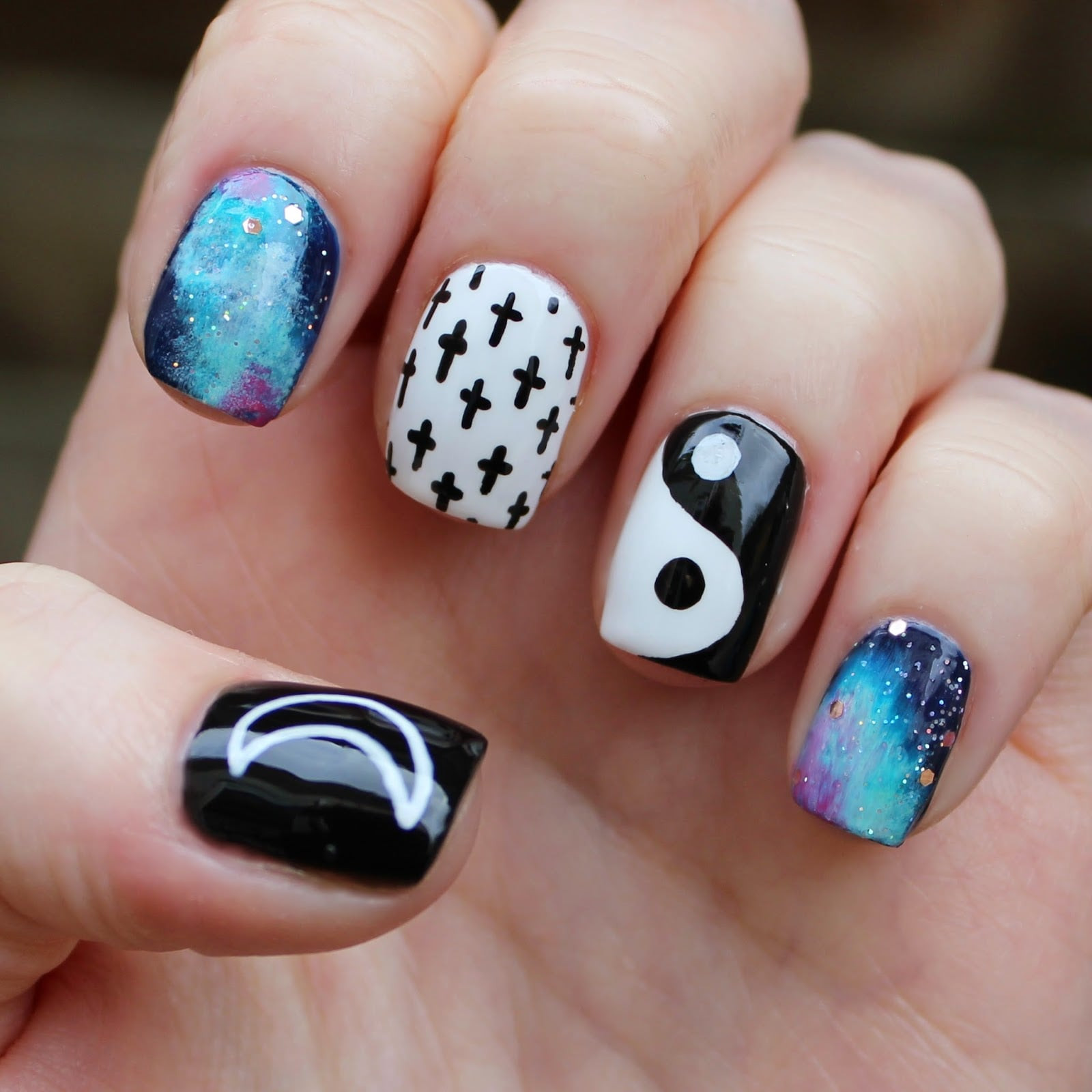 Glossy With Glitter Accents Visual Idea — Nails 2027 for Teens