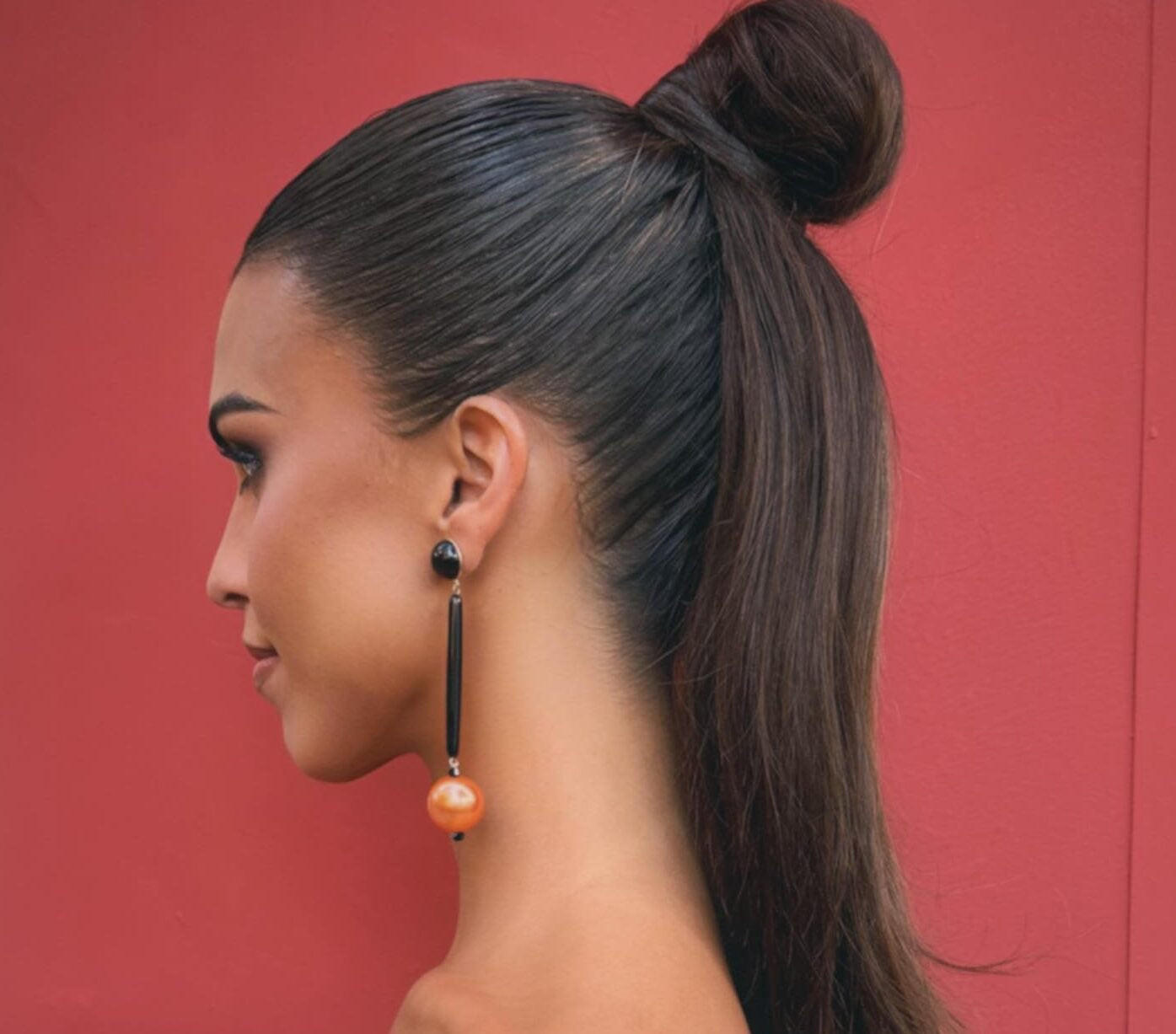 Sleek High Ponytail with Bun Sleek High Ponytail with Bun — Junior Prom Hairstyles 2027