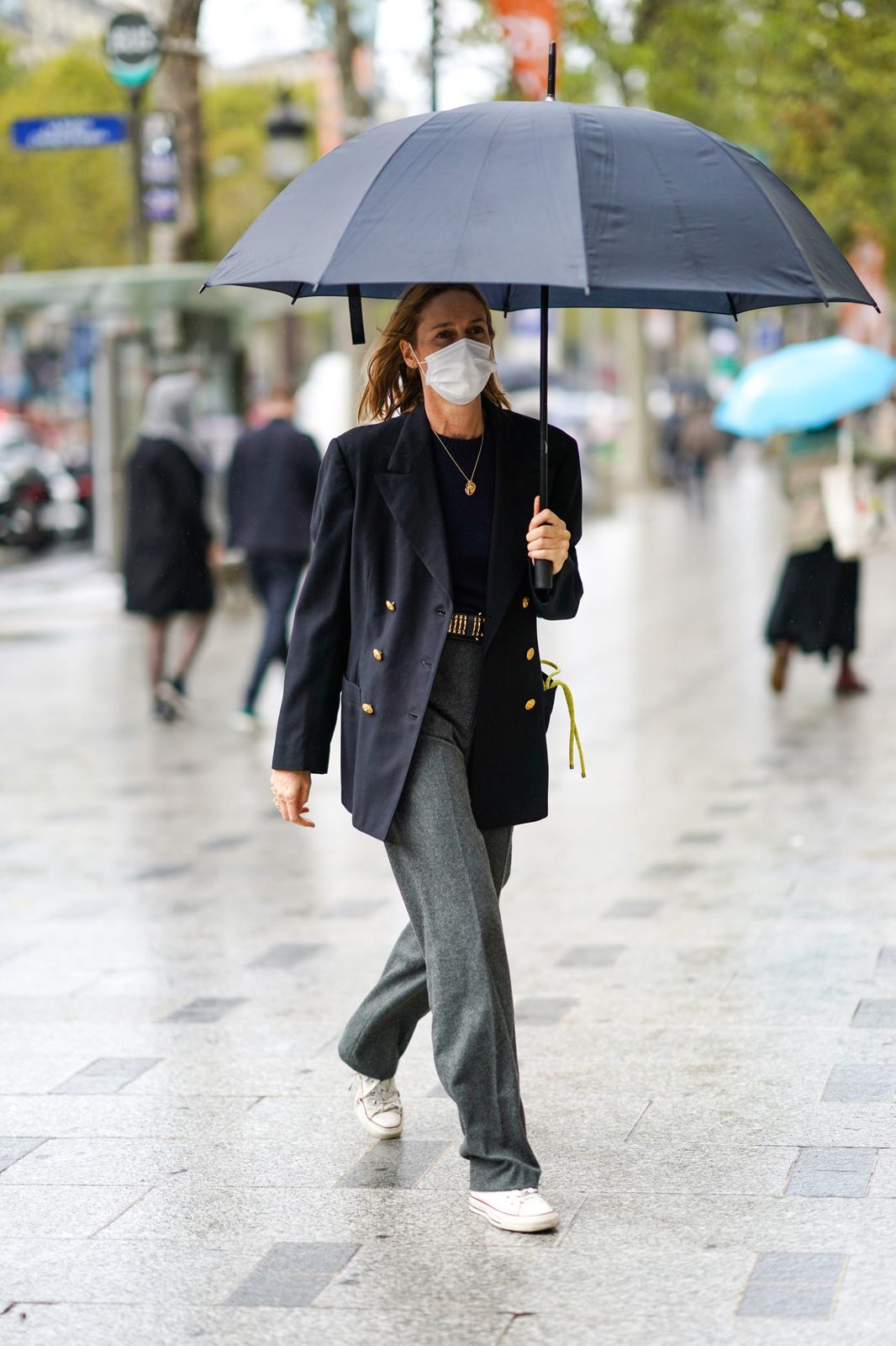 Pastel Raincoat and Satin Skirt: Soft Hues for Wet Weather Pastel Raincoat and Satin Skirt: Soft Hues for Wet Weather — Rainy Day Outfits 2027