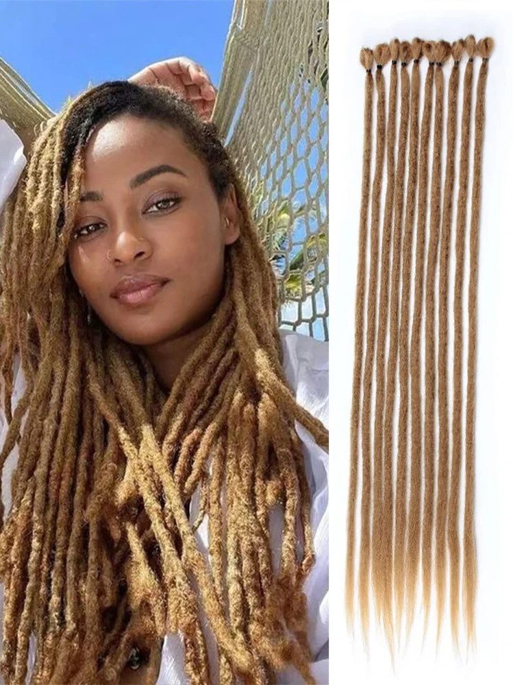 Synthetic Honey Blonde Loc Extensions Synthetic Honey Blonde Loc Extensions — Honey Blonde Locs 2027