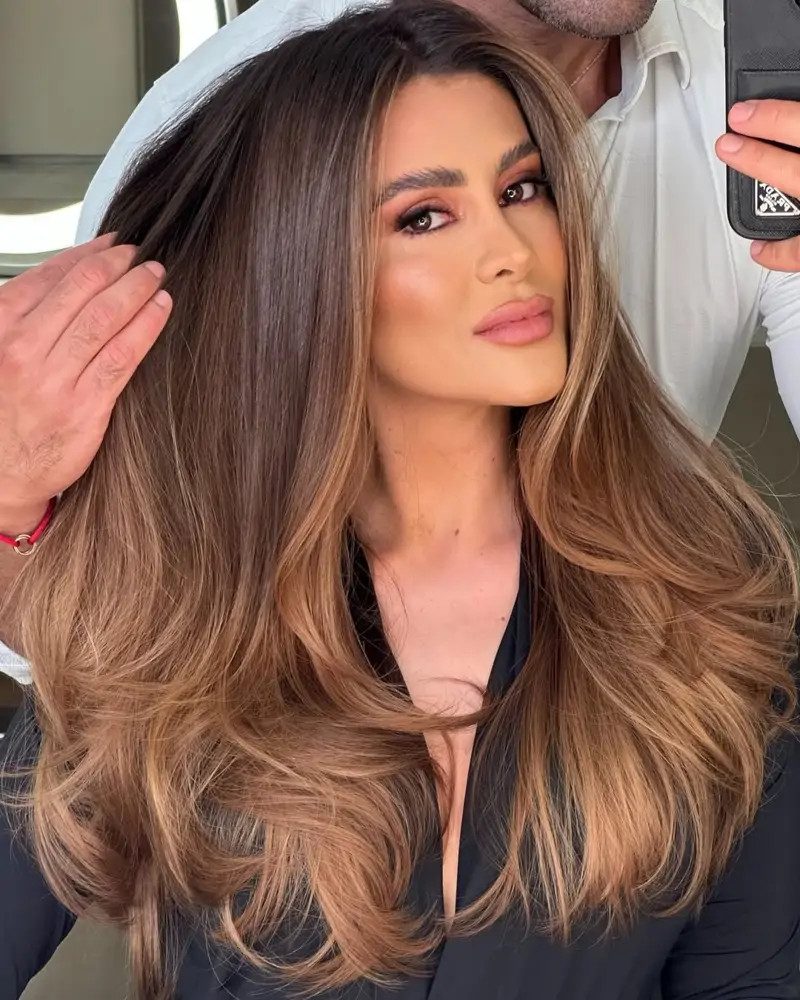 Long Visual Idea — Caramel Balayage 2027