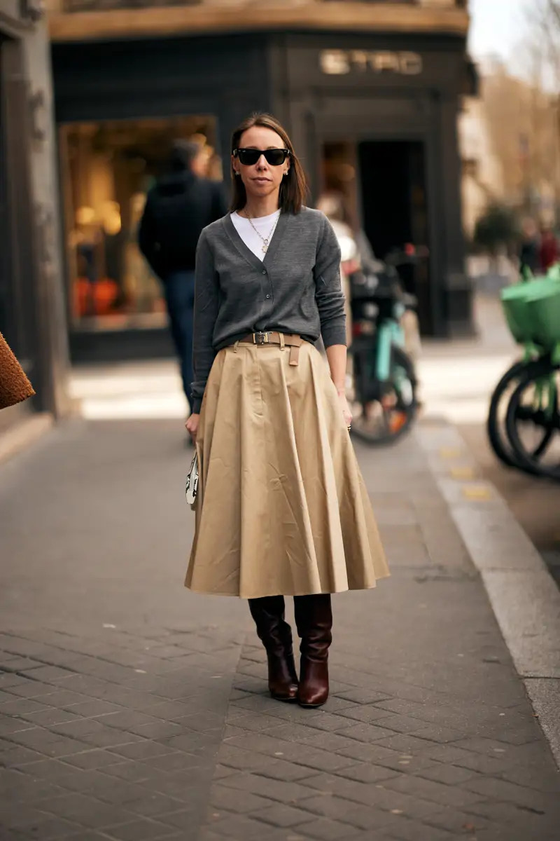 Brown Leather Boots Outfit Idea Brown Leather Boots Outfit Idea — Fall Outfits 2026