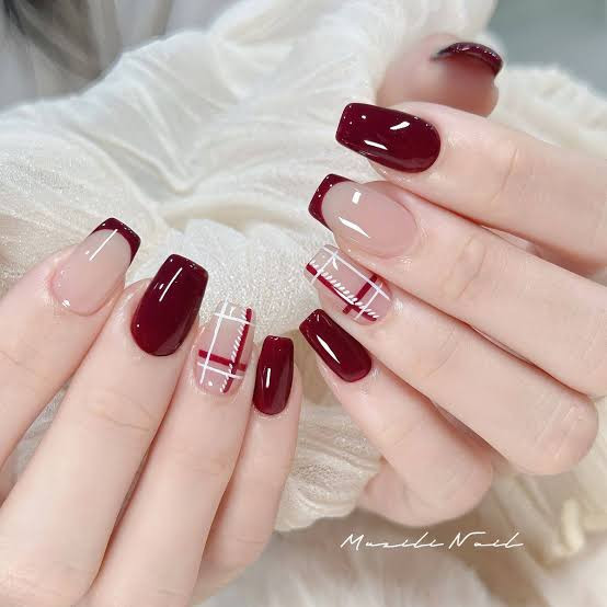 Autumn Visual Idea Autumn Visual Idea — Nails 2027 for Red Dress