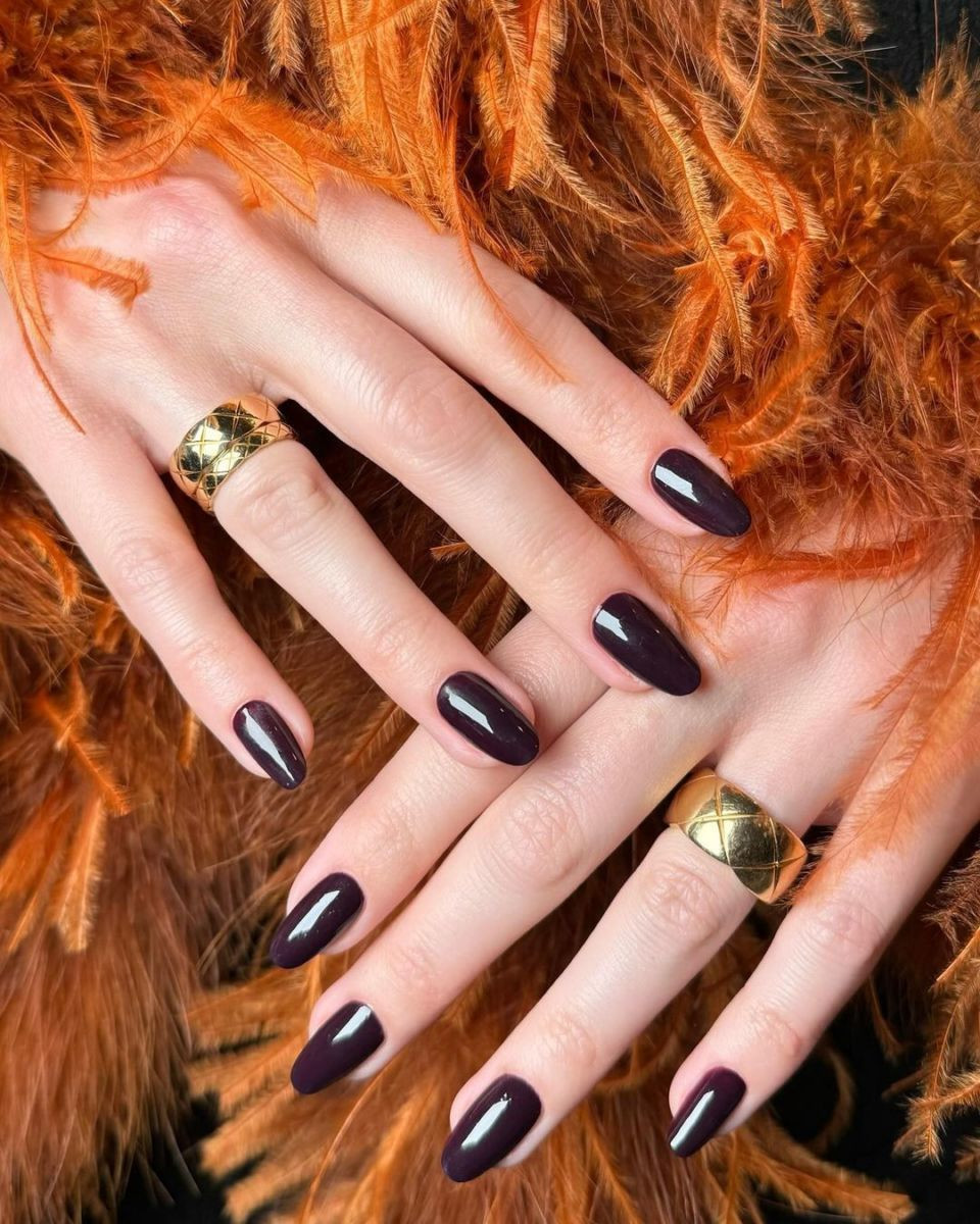 Deep Plum with Red Undertones Deep Plum with Red Undertones — Dark Nails 2027