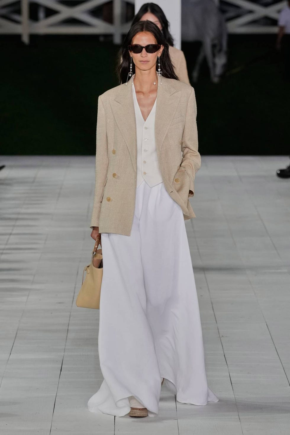 Sophisticated Beige Linen Three-Piece Suit Sophisticated Beige Linen Three-Piece Suit — Linen Outfits 2027