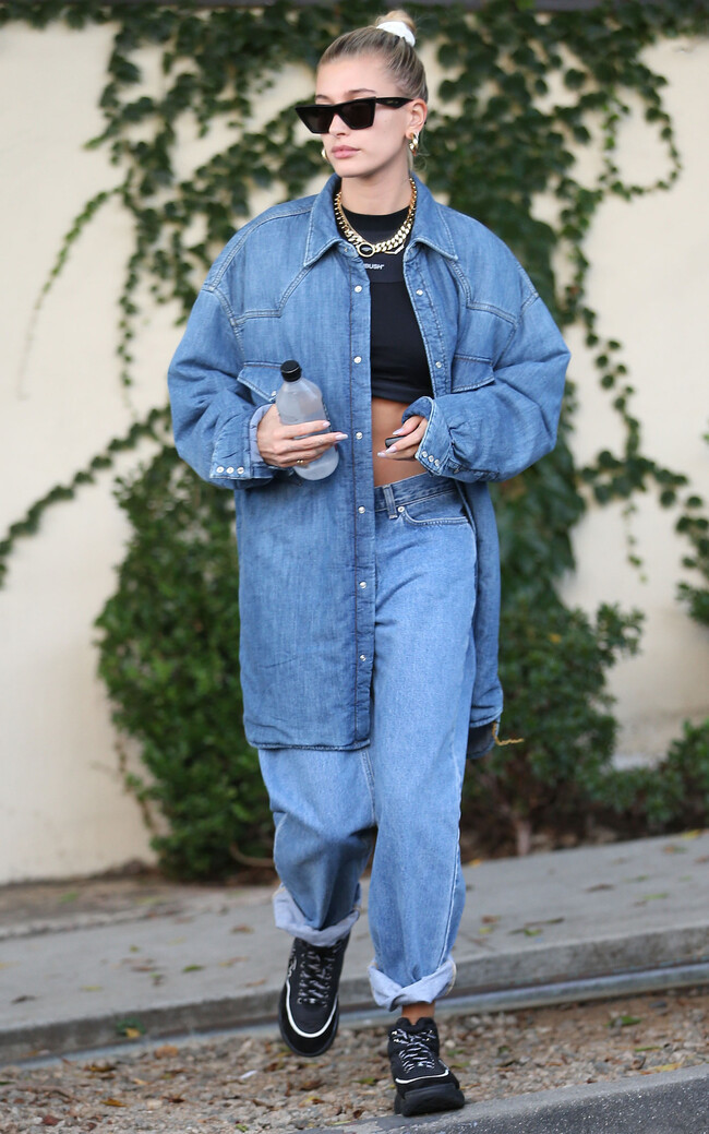 Denim Shirt as Part of a Triple Denim Look Denim Shirt as Part of a Triple Denim Look — Denim Shirt Outfits 2027