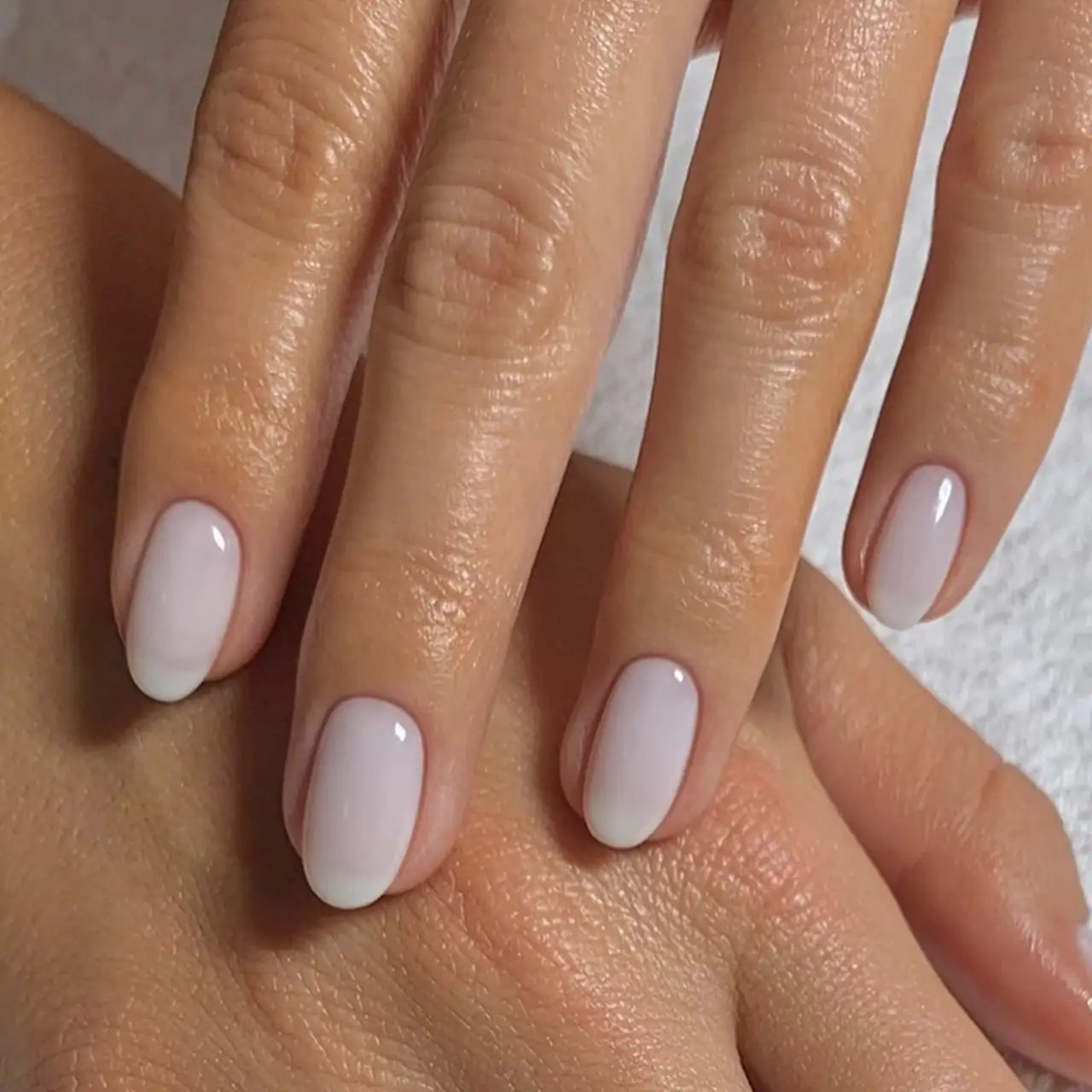 Soft White French Tips Visual Idea Soft White French Tips Visual Idea — Short Spring Nails 2027