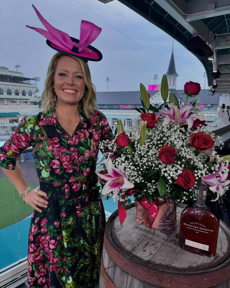 Classic Fit-and-Flare Midi with Vibrant Floral Print Classic Fit-and-Flare Midi with Vibrant Floral Print — Derby Outfits 2027