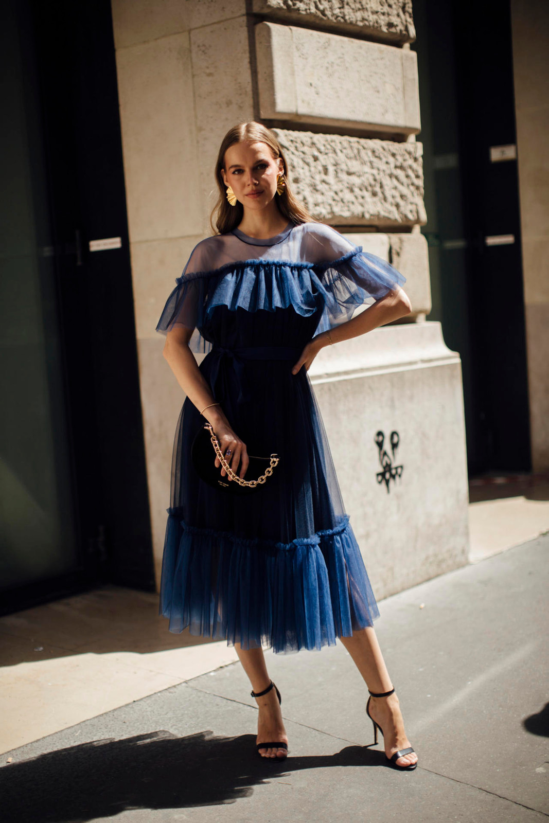 Tulle Midi Dress with Ruffled Details Tulle Midi Dress with Ruffled Details — New Years Eve Outfits 2027