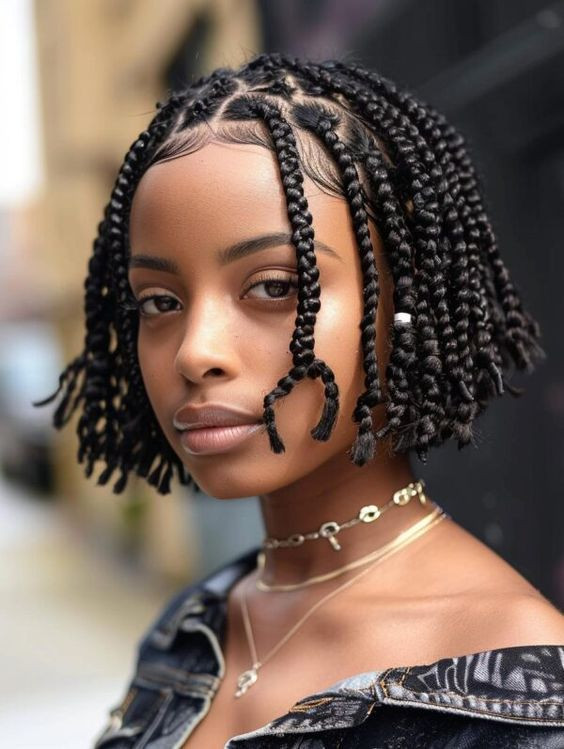 No Bangs Visual Idea No Bangs Visual Idea — Bob Braids 2027