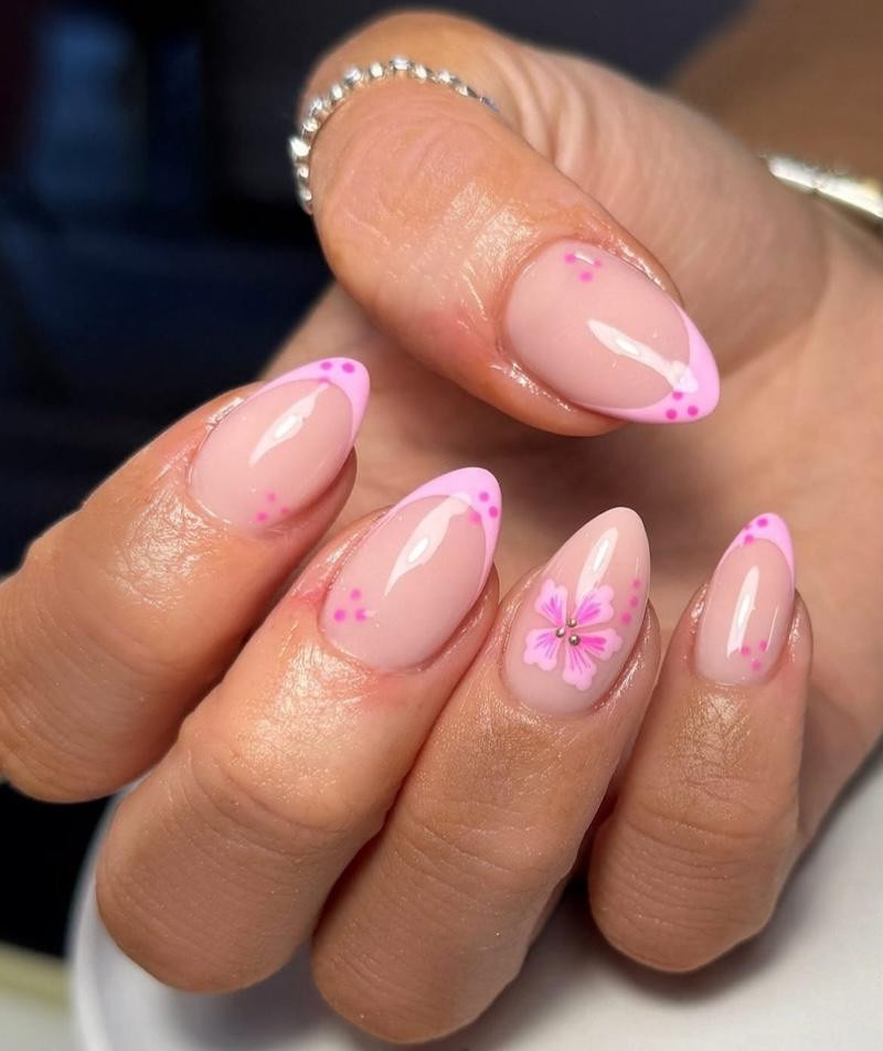Precise Application Neat Cuticles Visual Idea Precise Application Neat Cuticles Visual Idea — Summer French Tip Nails 2027