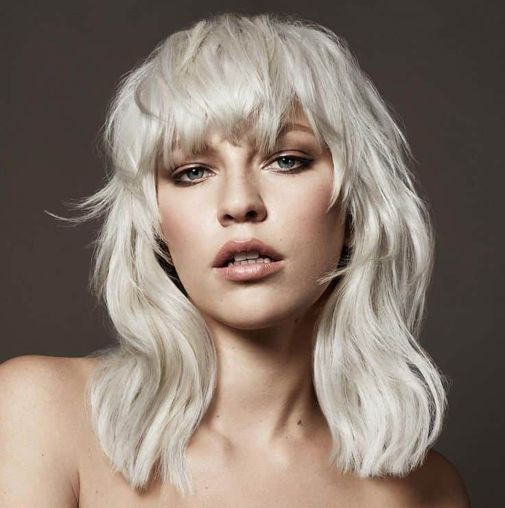 Platinum Blonde Visual Idea Platinum Blonde Visual Idea — Curly Wolf Cut 2027