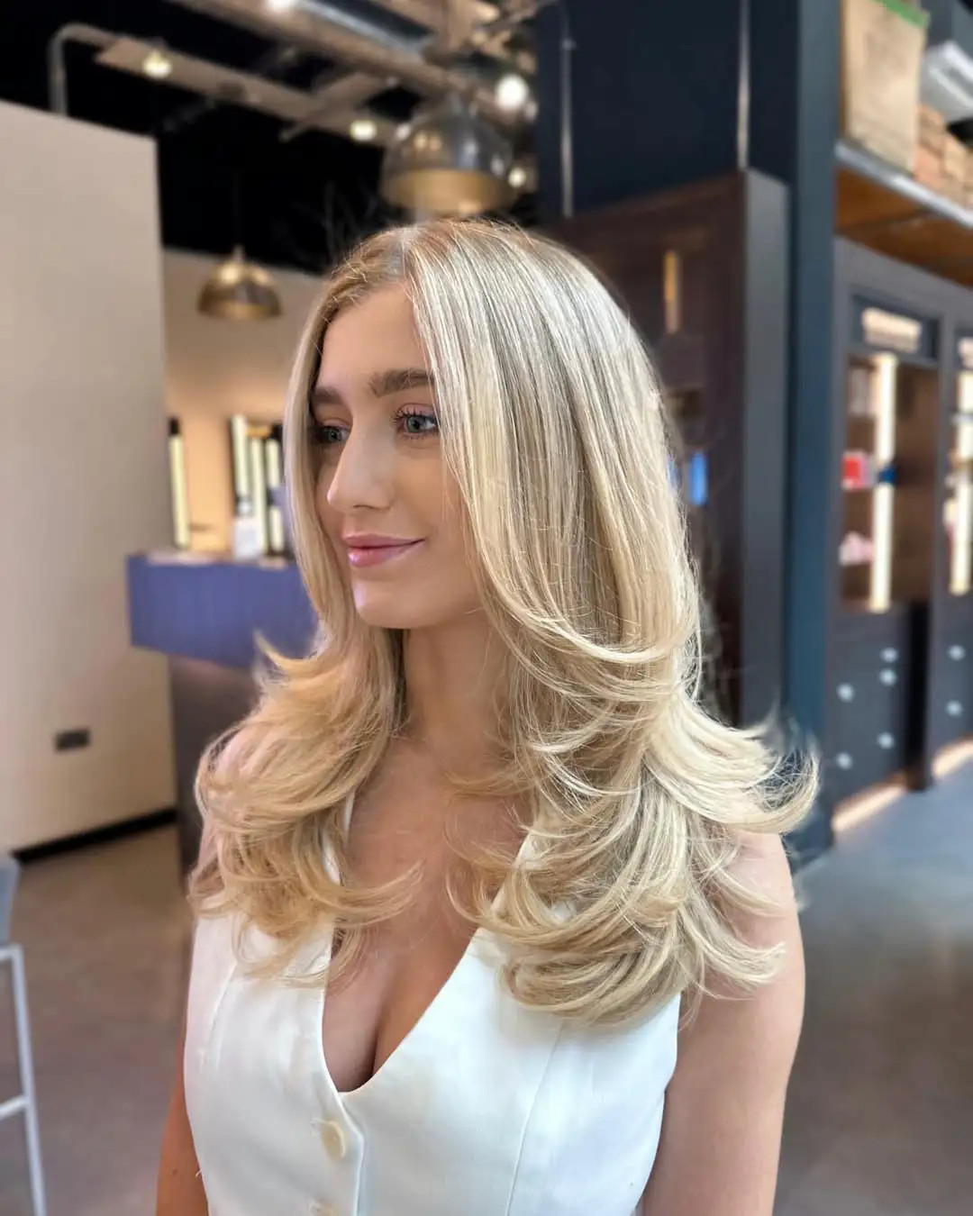 Ash Blonde With Highlights Visual Idea Ash Blonde With Highlights Visual Idea — Choppy Layers 2027