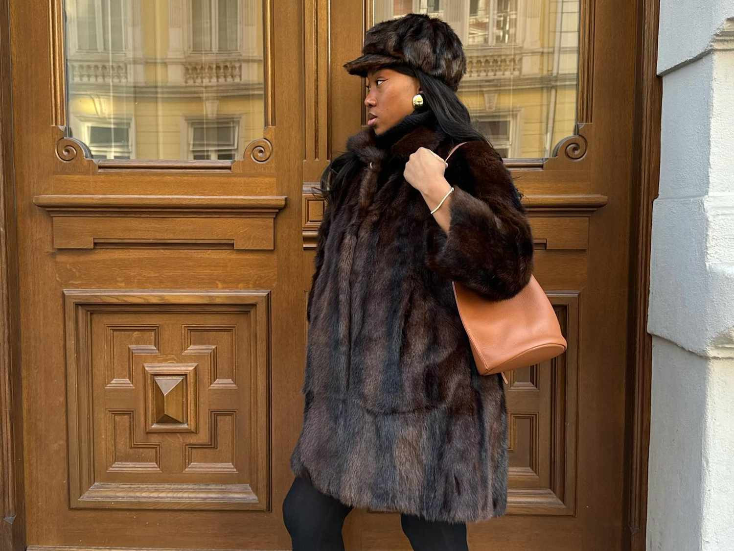 Coordinated Luxury: Fur Coat and Hat Set Coordinated Luxury: Fur Coat and Hat Set — Mob Wife Outfits 2027
