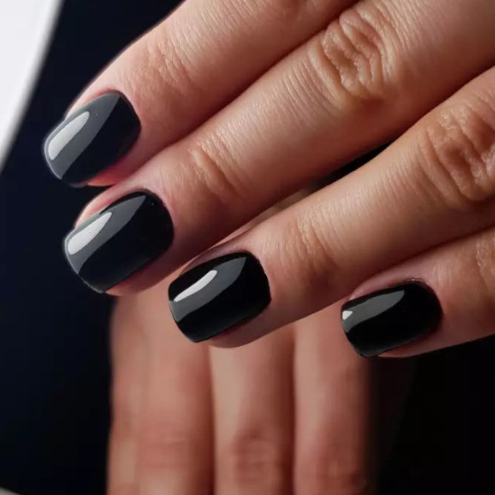 Opaque Black Visual Idea Opaque Black Visual Idea — Black Nails 2027