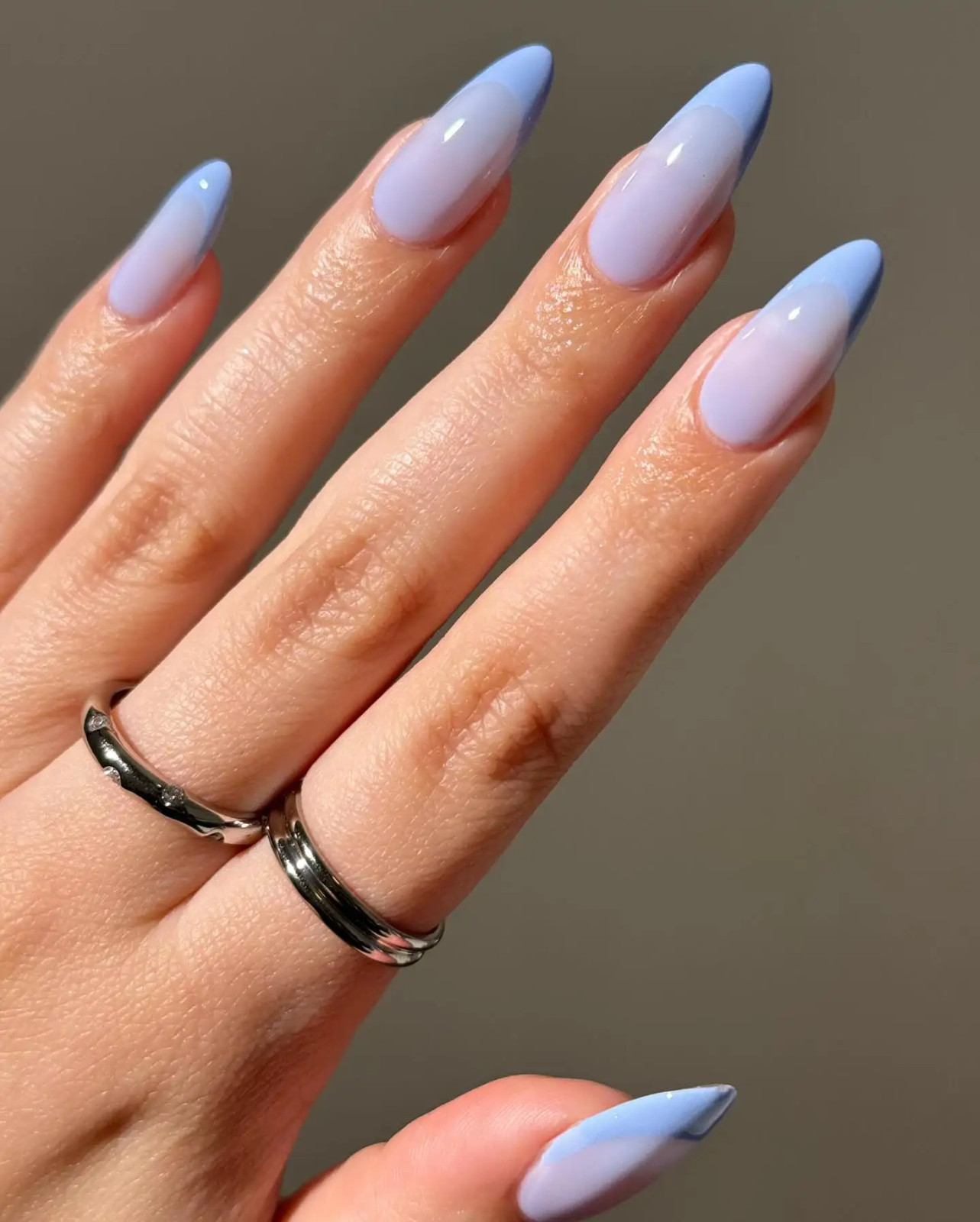 Gradient Pastel French Tips on Long Stilettos Gradient Pastel French Tips on Long Stilettos — Pastel Nails 2027 for Pale Skin