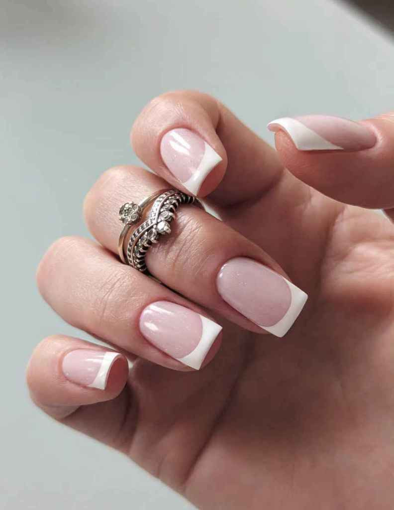 Both Hands Elegant Sheer Pale Pink Nude Square Nails Both Hands Elegant Sheer Pale Pink Nude Square Nails — Spring Square Nails 2027