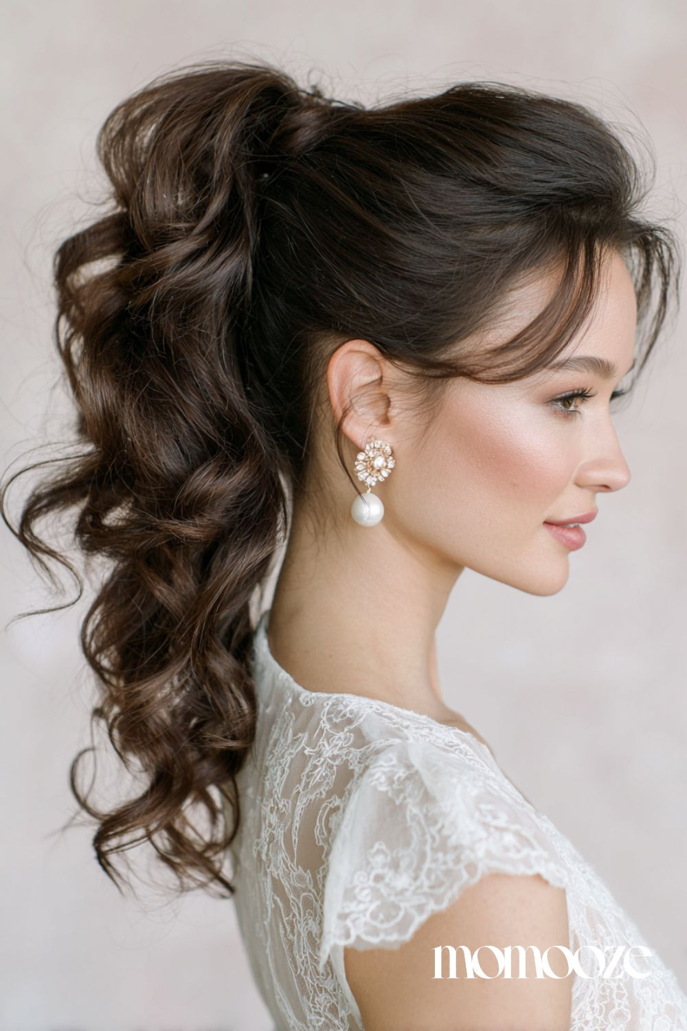 High Ponytail With Deep Waves High Ponytail With Deep Waves — Prom Ponytail Hairstyles 2027