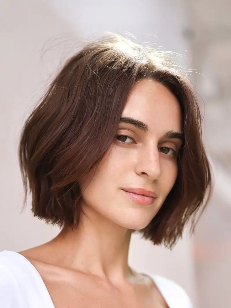 Visual Idea — The Hair Is Dark Brown With A Natural Visual Idea — The Hair Is Dark Brown With A Natural — Peekaboo Bob 2027