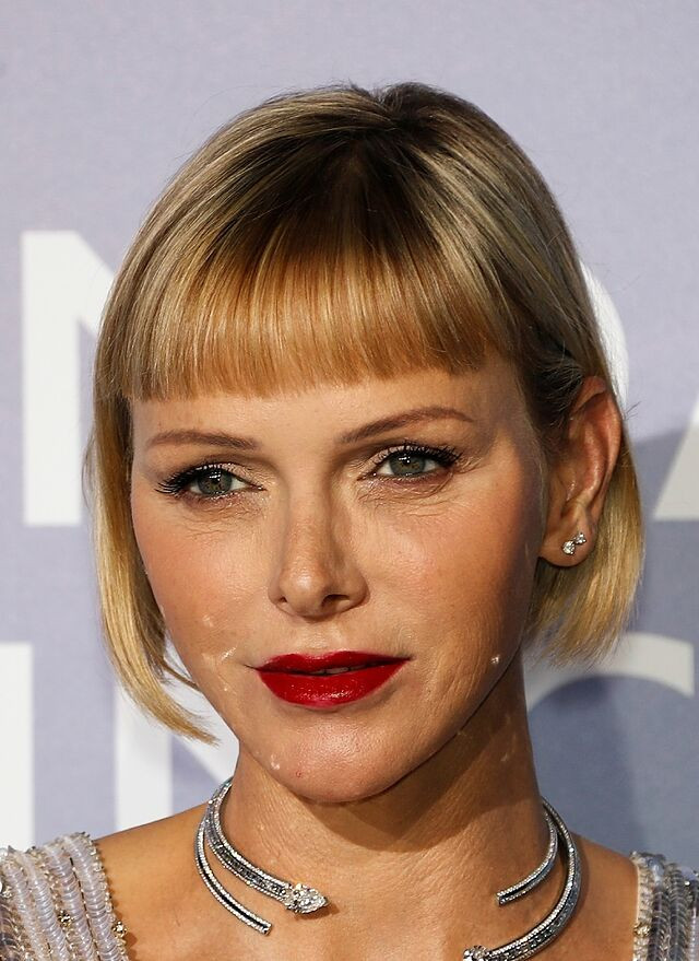 Sleek Ash Bob With Baby Bangs — Blonde Bangs 2027