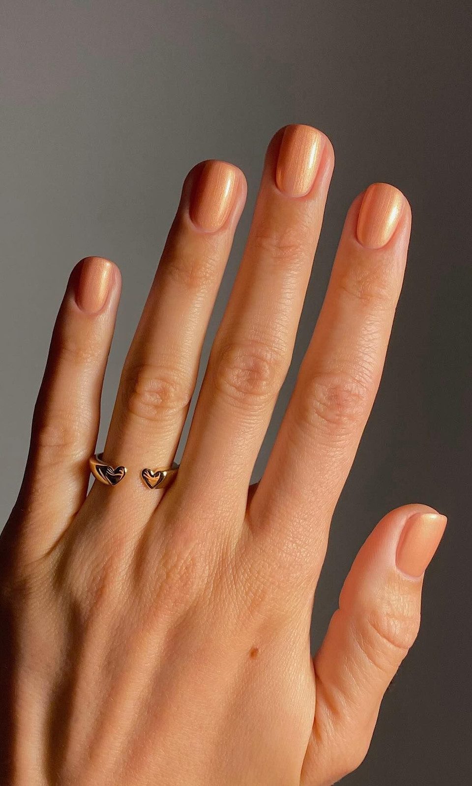 Peachy Nude Shimmer Medium Square Peachy Nude Shimmer Medium Square — Nude Wedding Nails 2027
