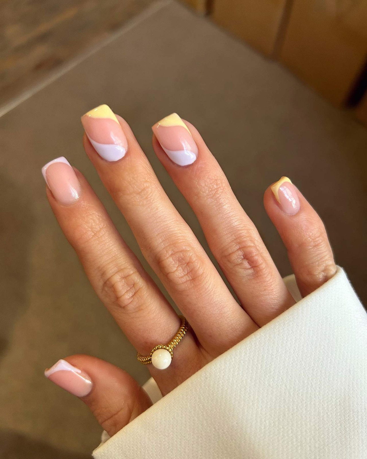 Pastel Yellow And Lilac French Tips Visual Idea Pastel Yellow And Lilac French Tips Visual Idea — Pastel Nails 2027