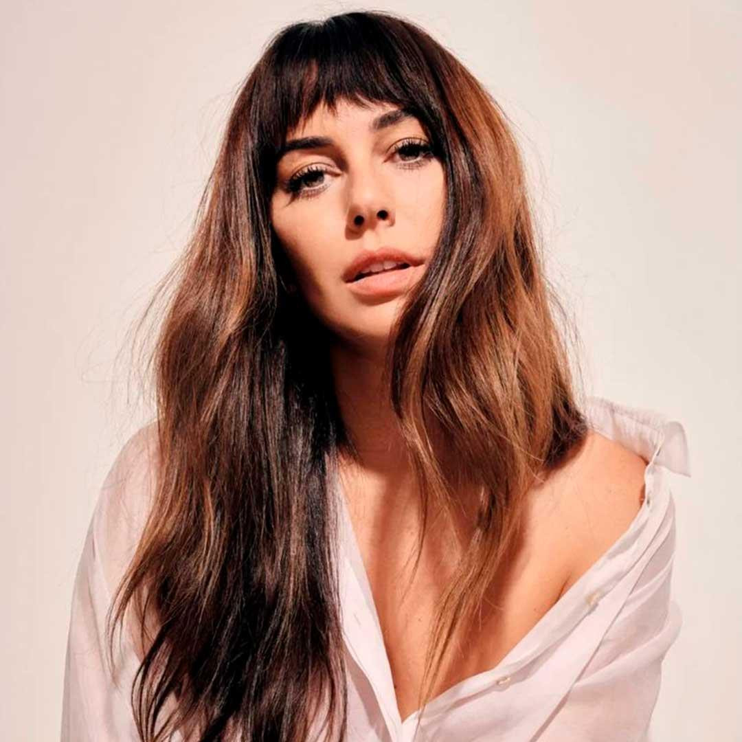 Full Bangs Visual Idea — Caramel Brunette 2027