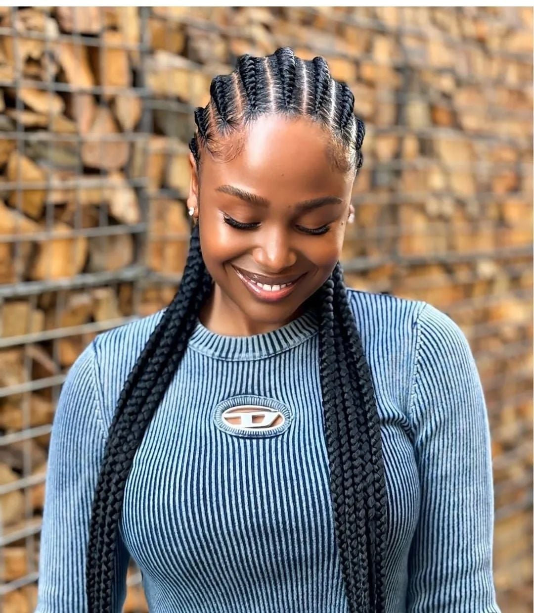 Shoulder Length Cornrows With Neat Parting Shoulder Length Cornrows With Neat Parting — 8 Cornrows 2027