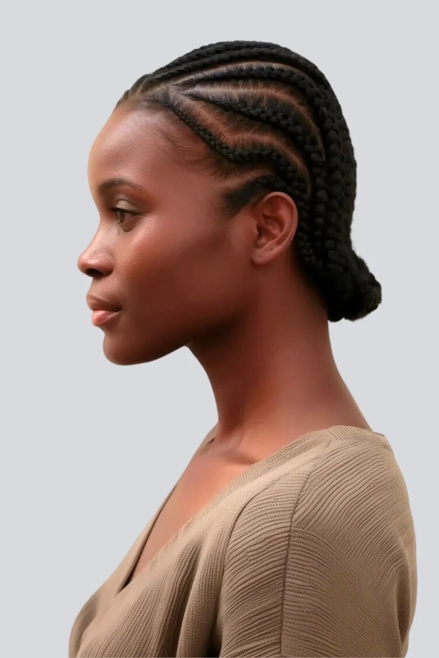 Chin Length Cornrows With Clean Lines Chin Length Cornrows With Clean Lines — 8 Cornrows 2027