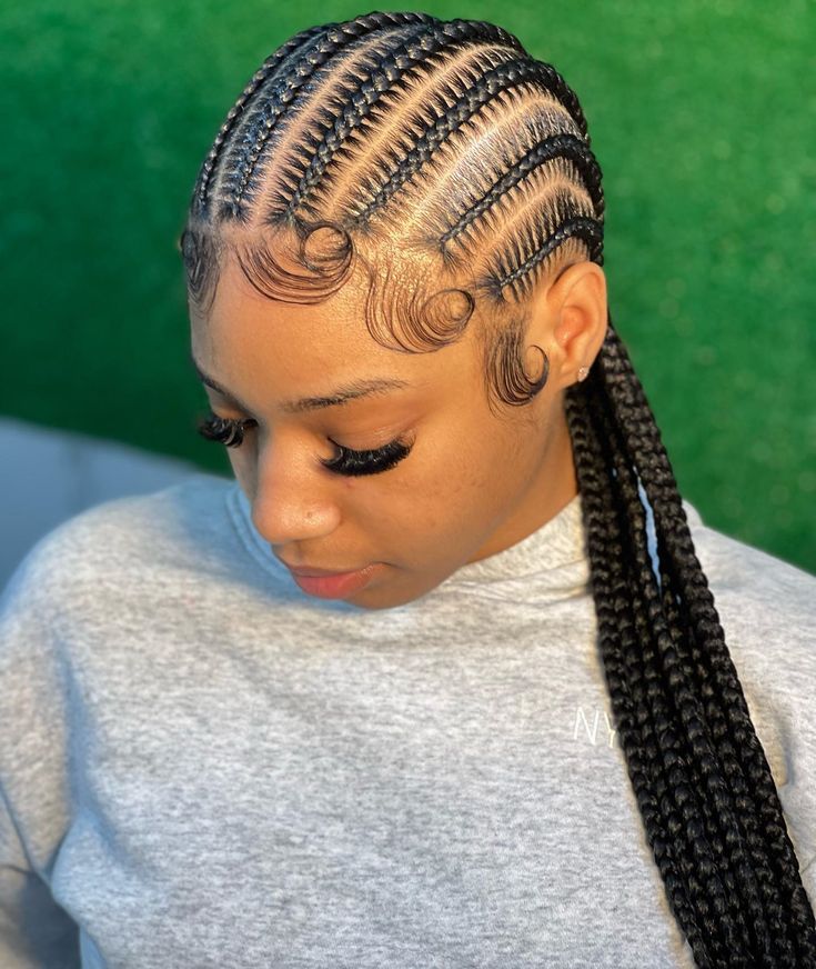 Cornrows With Styled Baby Hairs Cornrows With Styled Baby Hairs — 8 Cornrows 2027