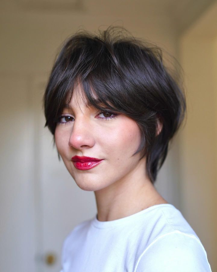 Textured Shag Pixie With Wispy Bangs Textured Shag Pixie With Wispy Bangs — Aesthetic Hairstyles 2027