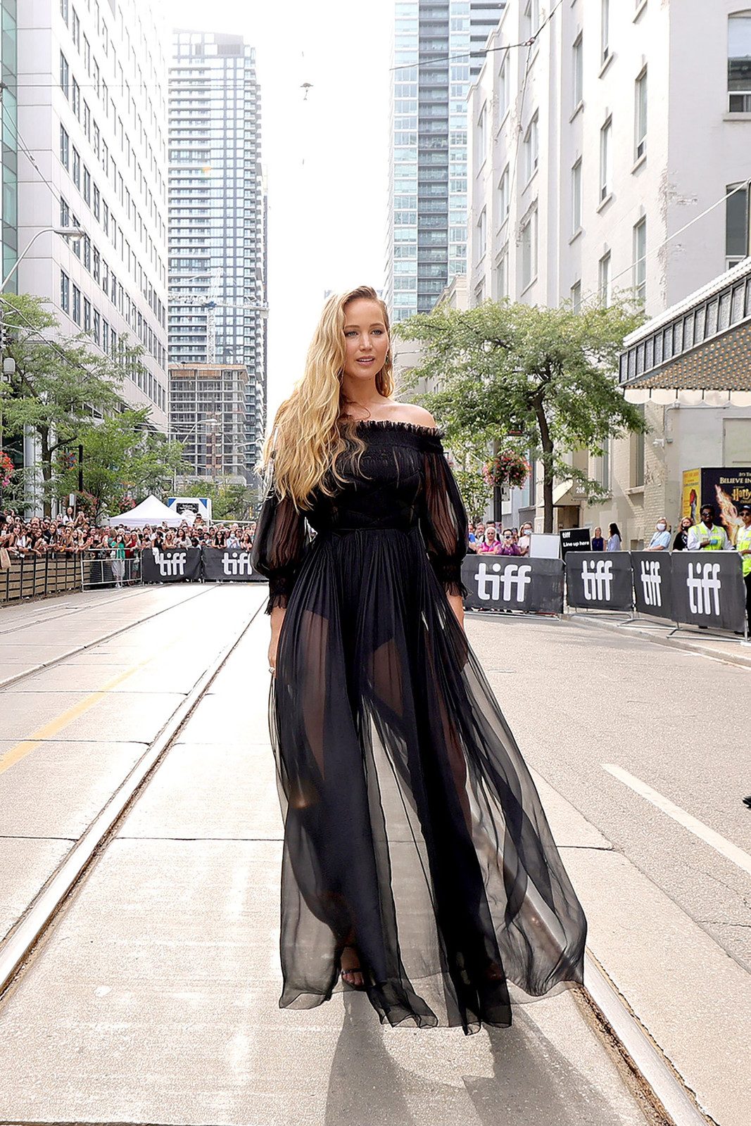 Flowing Sheer Black Off-Shoulder Dress for Evening Events Flowing Sheer Black Off-Shoulder Dress for Evening Events — Sheer Dress 2027