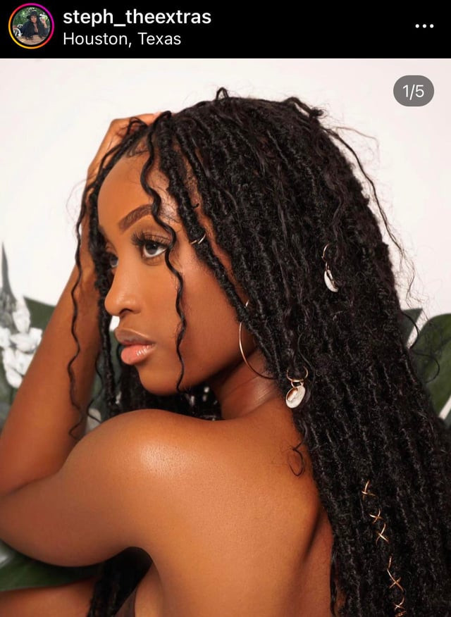 Beaded And Wired Black Locs Beaded And Wired Black Locs — Goddess Locs 2027