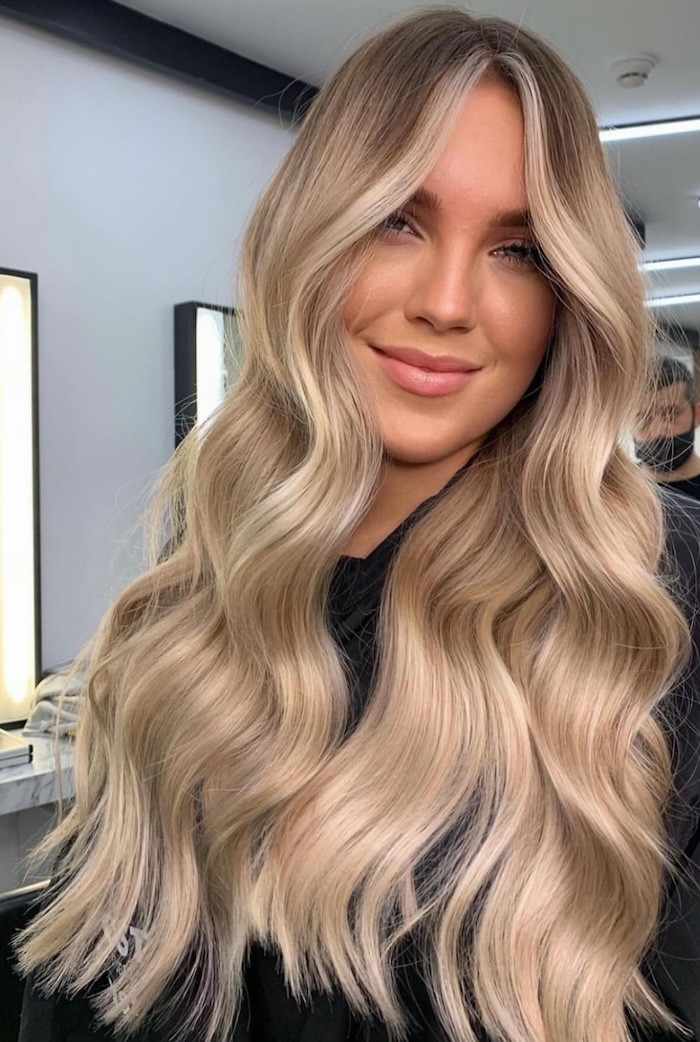 Bright Money Piece Beige Blonde — Beige Blonde Hair 2027