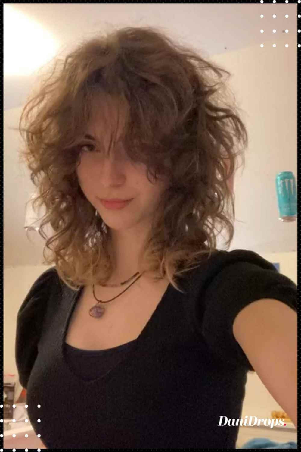 Light Brown With Blonde Highlights Visual Idea Light Brown With Blonde Highlights Visual Idea — Curly Wolf Cut 2027