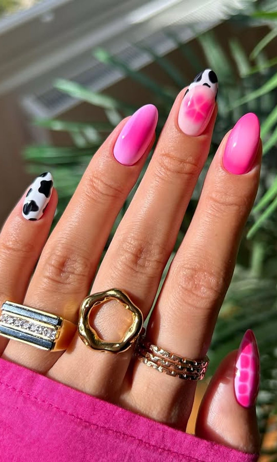Glossy Base Metallic Accents Visual Idea Glossy Base Metallic Accents Visual Idea — Abstract Nails 2027