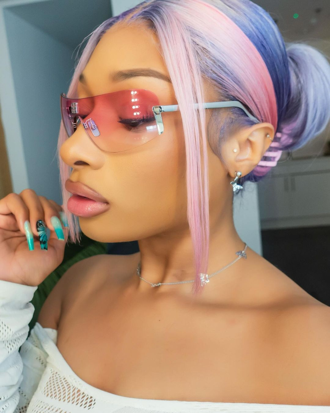 Pastel Pink Lavender Blue Color Melt — Y2K Hair Color 2027