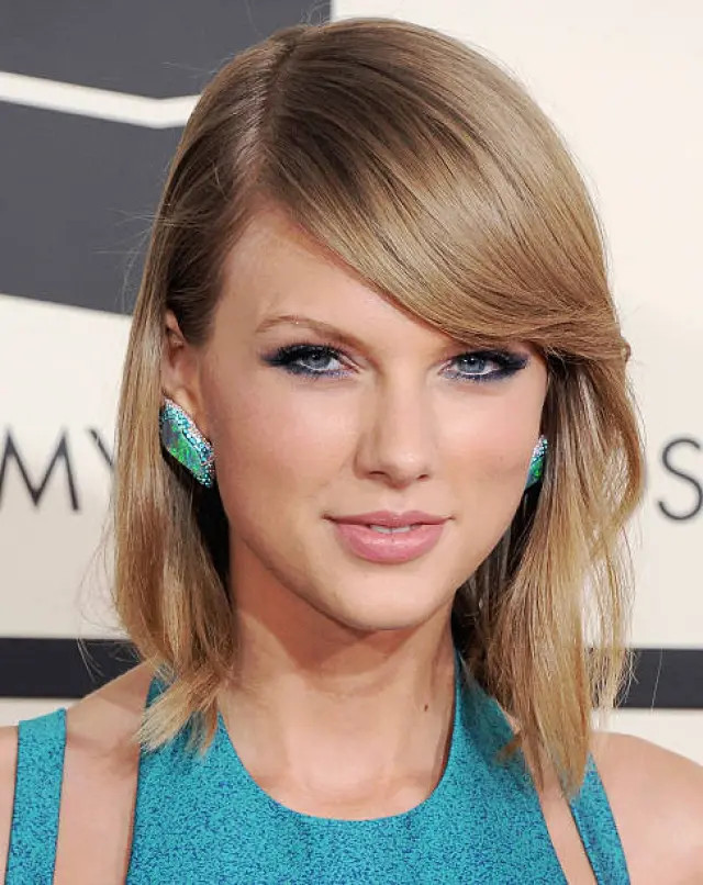 Chin Length Blonde Blowout Bob Chin Length Blonde Blowout Bob — Side Swept Bangs 2027
